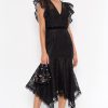 Women Talulah Wedding Guest | Talulah Feminino Midi Dress-Black