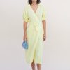 Women Suboo Wedding Guest | Suboo Georgia Midi Shirt Dress-Lemon