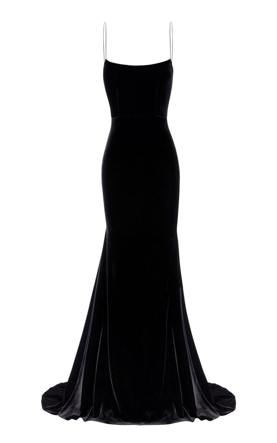 Women Dress Hire AU Formal | Alex Perry Kim Velvet Slip Dress-Black