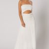 Women Winona Party | Winona Arcadia Shirred Midi Dress-White