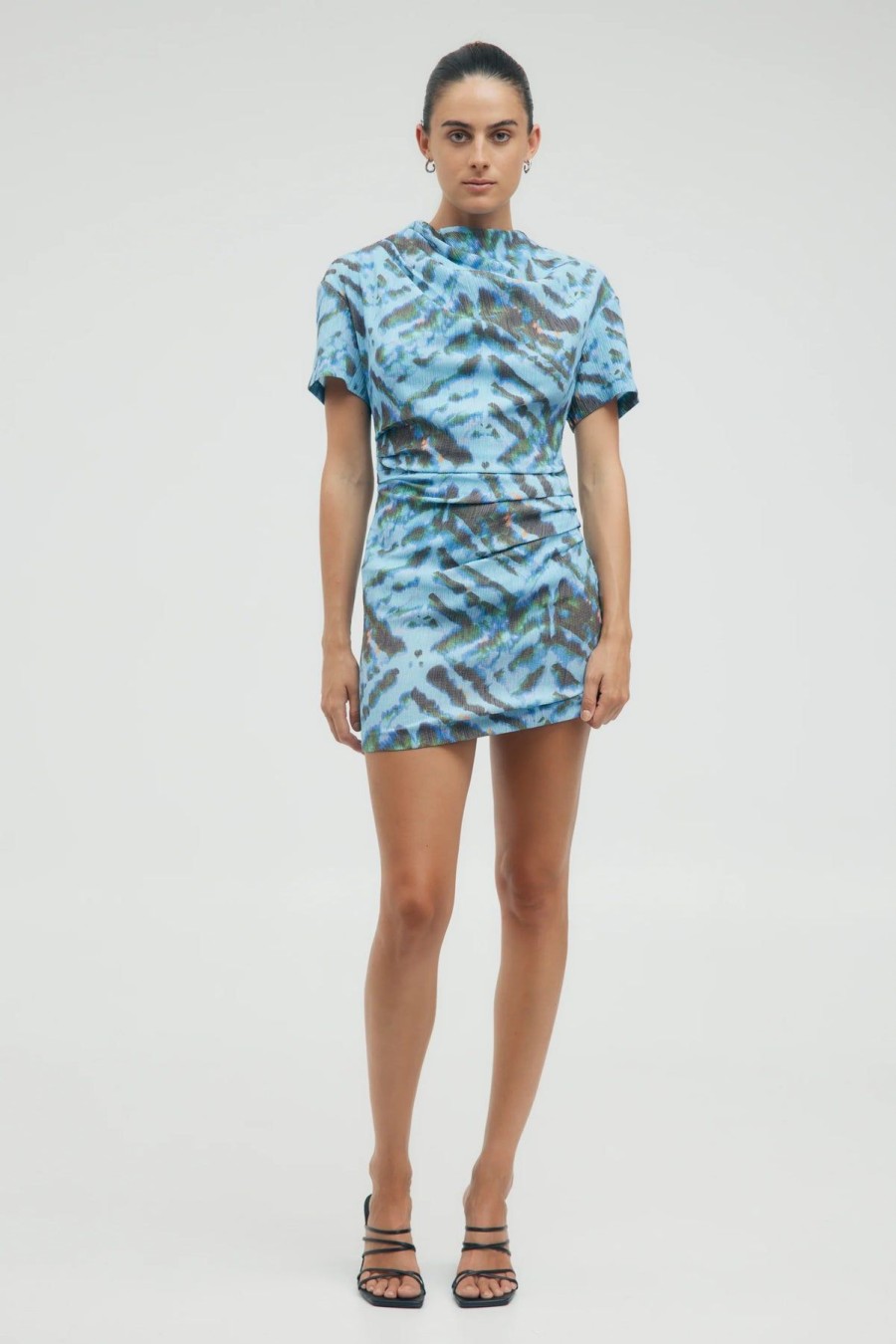 Women Third Form Party | Third Form Electric Tucked Tee Dress-Tie Dye