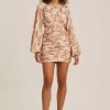 Women Keepsake Wedding Guest | Keepsake Rosa Mini Dress-Floral Clay