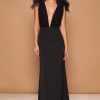 Women Sonya Wedding Guest | Sonya Como Gown-Black