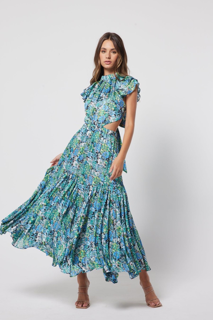 Women Elliatt Race Day | Elliatt Rousham Maxi Dress-Multi