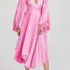 Women Acler Wedding Guest | Acler Palms Pleat Dress-Confetti Pink