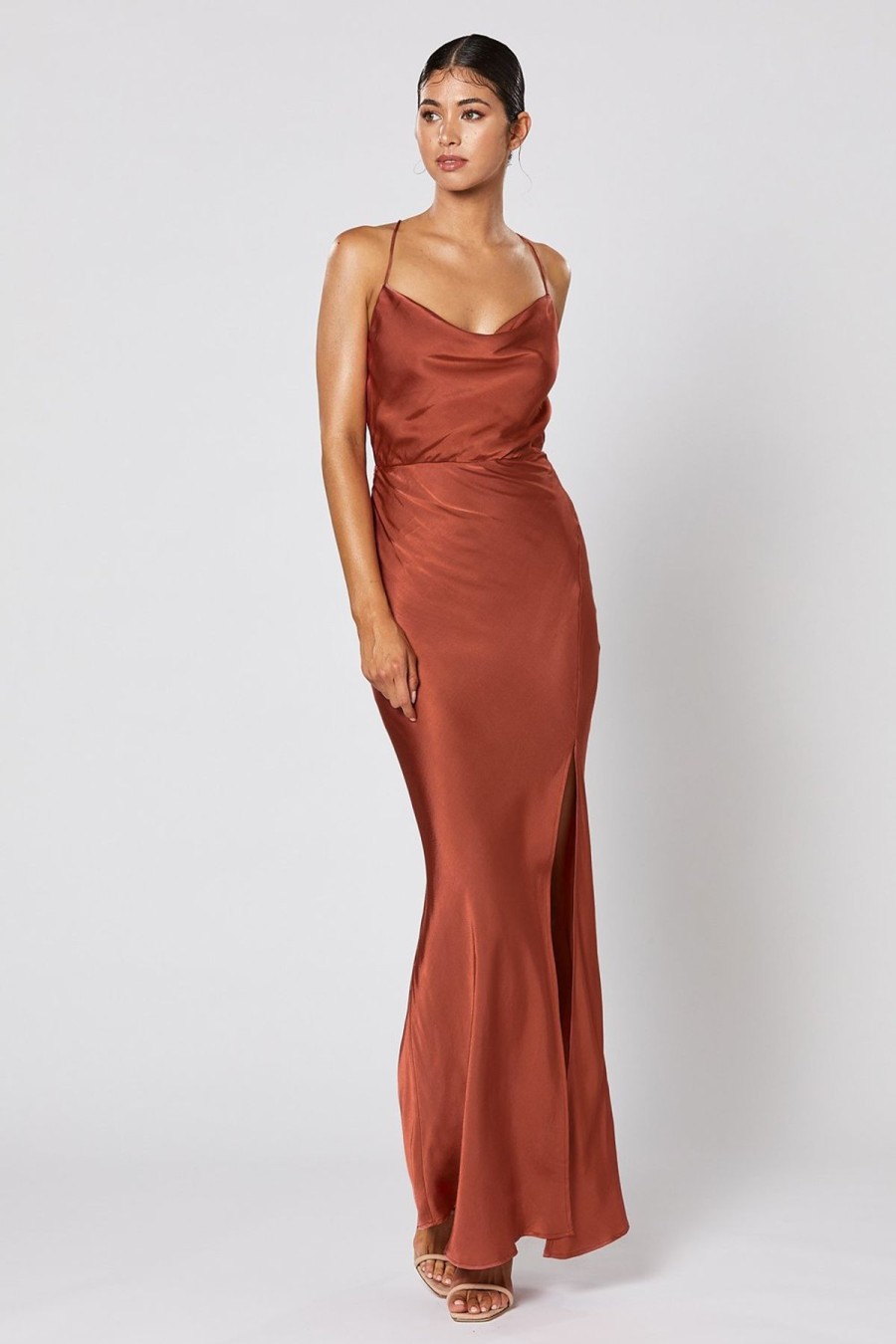 Women Winona Wedding Guest | Winona Alma Dress-Copper