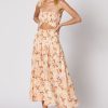 Women Winona Party | Winona Flourish Shirred Midi Dress-Multi