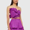 Women Leo Lin Wedding Guest | Leo & Lin Violet Wrap Bustier-Violet