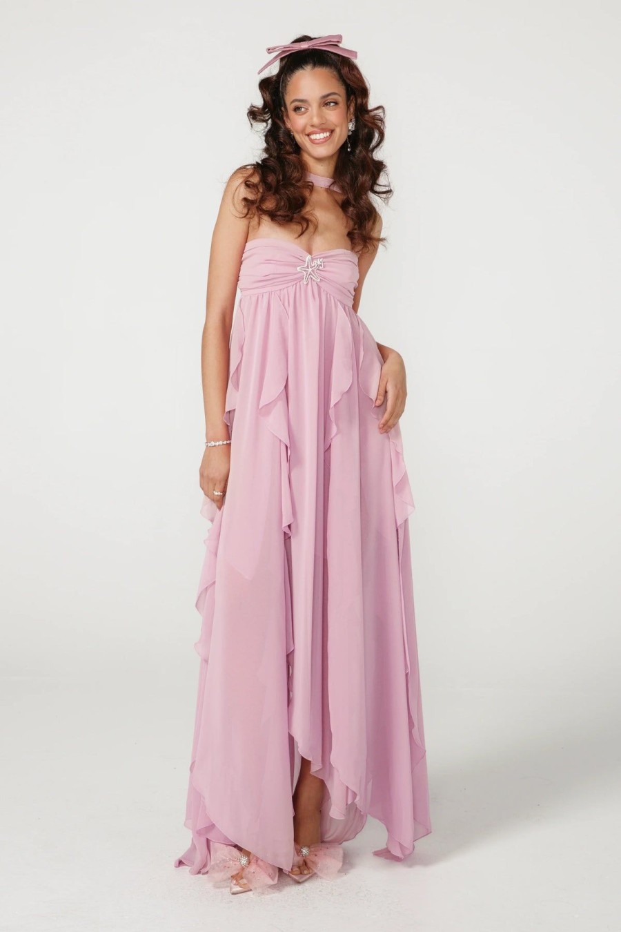 Women Nana Jacqueline Wedding Guest | Nana Jacqueline Mariah Dress-Purple