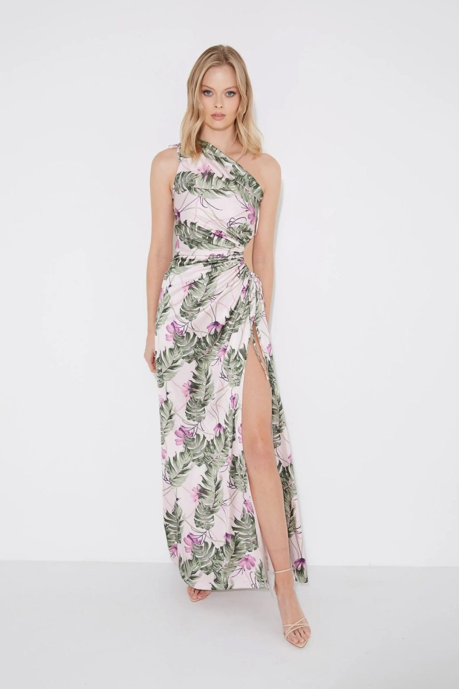 Women Sonya Wedding Guest | Sonya Nour Palm Maxi Dress-Palm