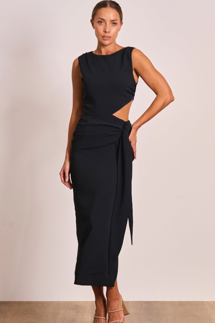 Women Pasduchas Wedding Guest | Pasduchas Yves Midi Dress-Black