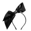 Women Dress Hire AU Headwear | Heather Mcdowall Ally Bow-Patent Black