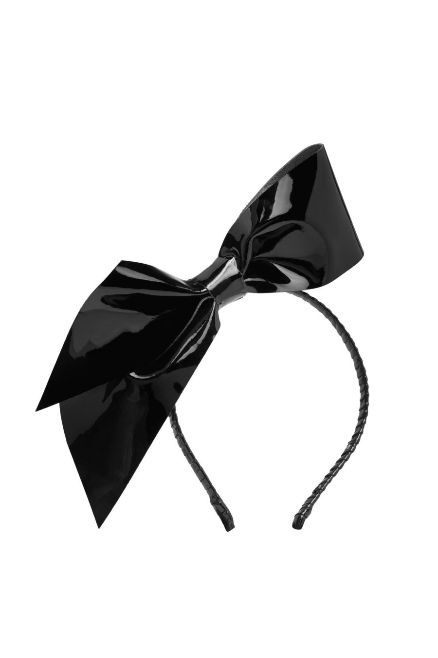 Women Dress Hire AU Headwear | Heather Mcdowall Ally Bow-Patent Black