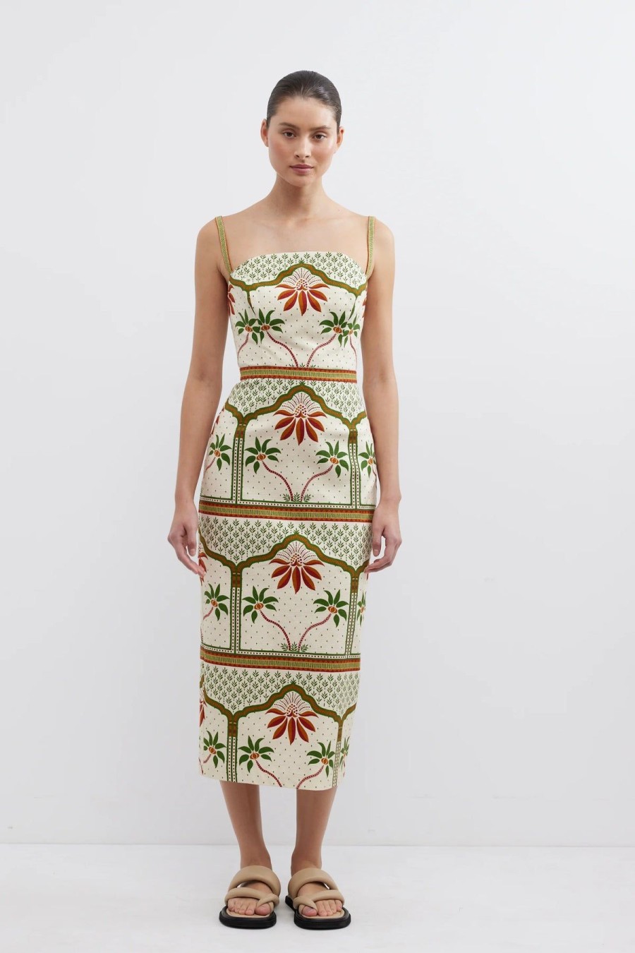 Women Pasduchas Wedding Guest | Pasduchas Vida Midi Dress-Fiesta