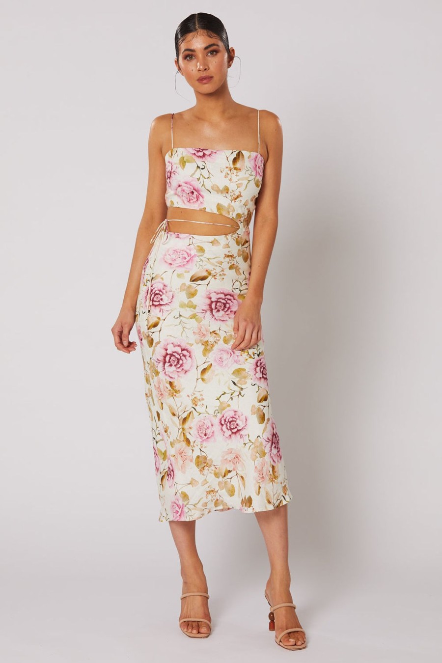 Women Winona Wedding Guest | Winona Fiori Cut Out Dress-Print