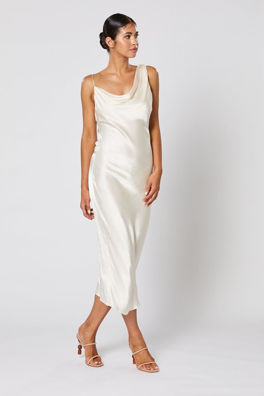 Women Winona Wedding Guest | Winona Cara Dress-Pearl