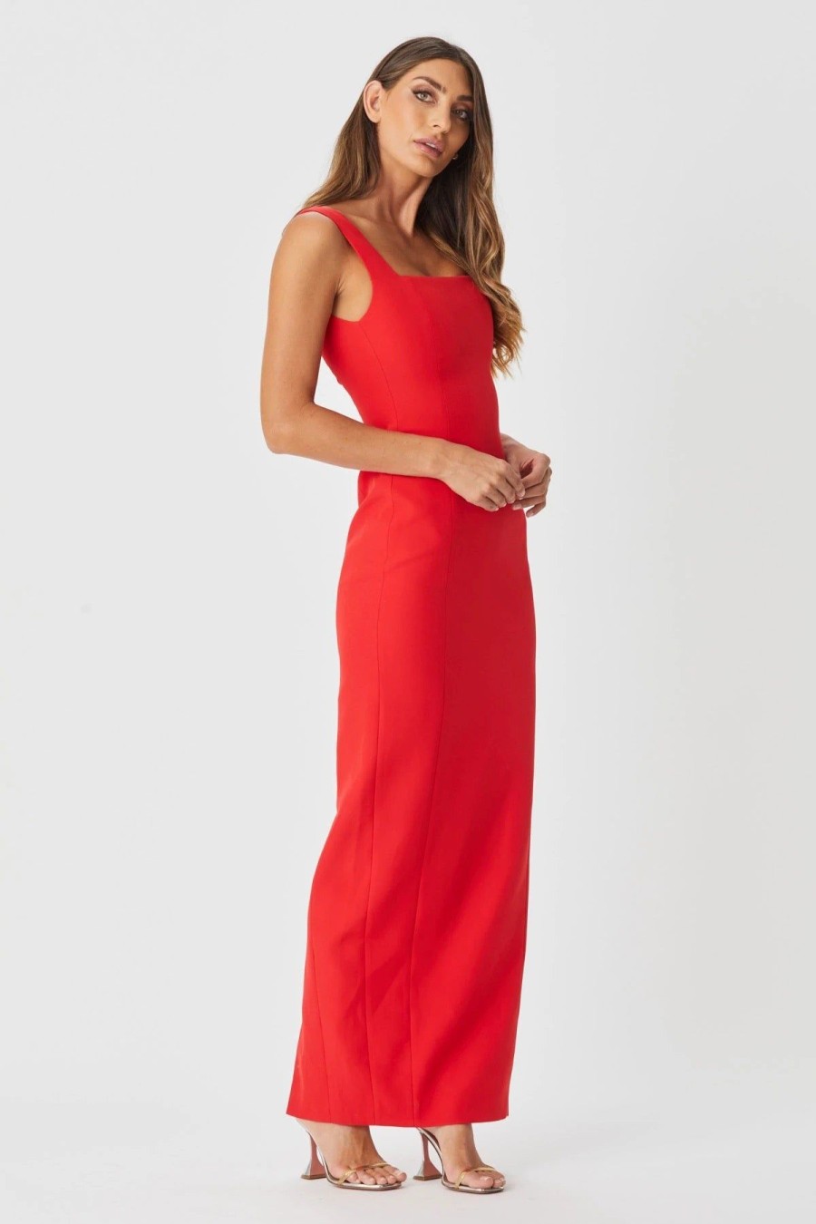 Women Bianca & Bridgett Formal | Bianca & Bridgett Bonnie Dress-Red