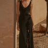 Women Dress Hire AU Wedding Guest | Runaway The Label Suzannah Maxi Dress-Black