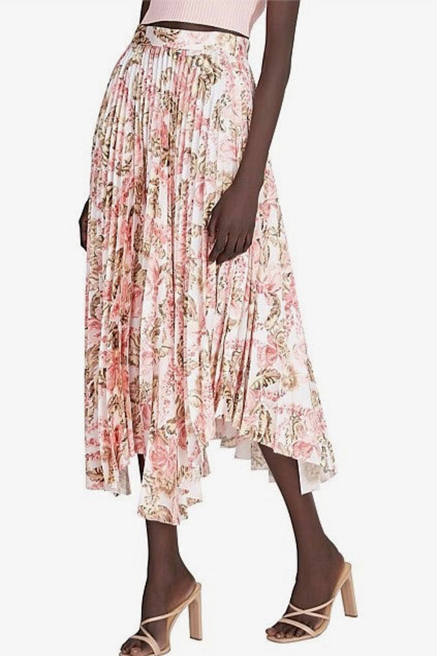 Women Dress Hire AU Sets | Significant Other Louise Skirt-Pink Sangria Floral