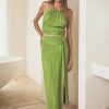 Women Winona Sets | Winona Plisse Skirt-Green