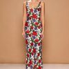 Women Sonya Wedding Guest | Sonya Capri Dress-Rosa Blu Peonies Print