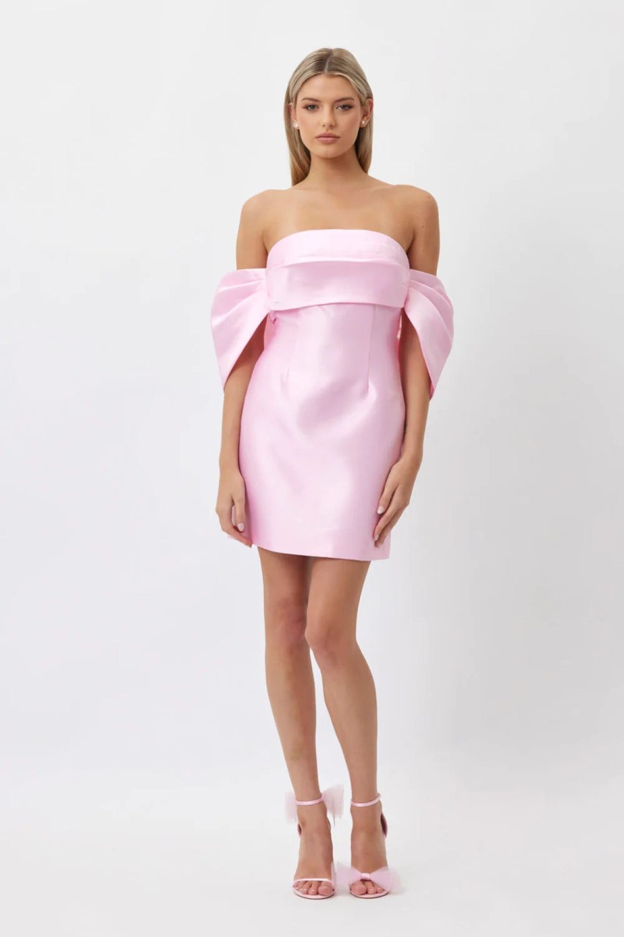 Women Bianca & Bridgett Wedding Guest | Bianca & Bridgett Eden Mini Dress-Pink