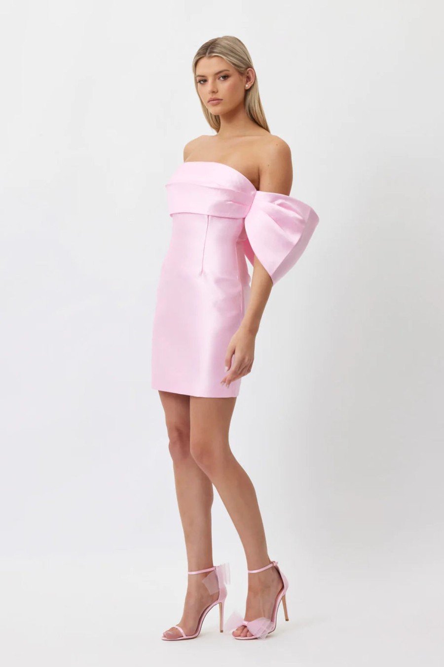 Women Bianca & Bridgett Wedding Guest | Bianca & Bridgett Eden Mini Dress-Pink