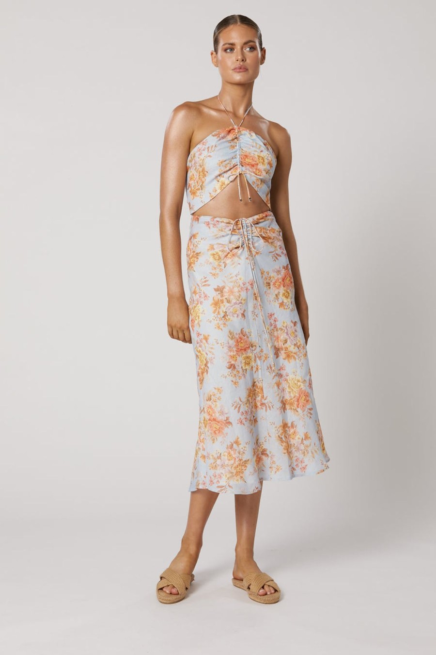 Women Winona Wedding Guest | Winona Medika Drawstring Dress-Print