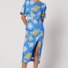 Women Winona Wedding Guest | Winona Cici Blousen Dress-Blue Print