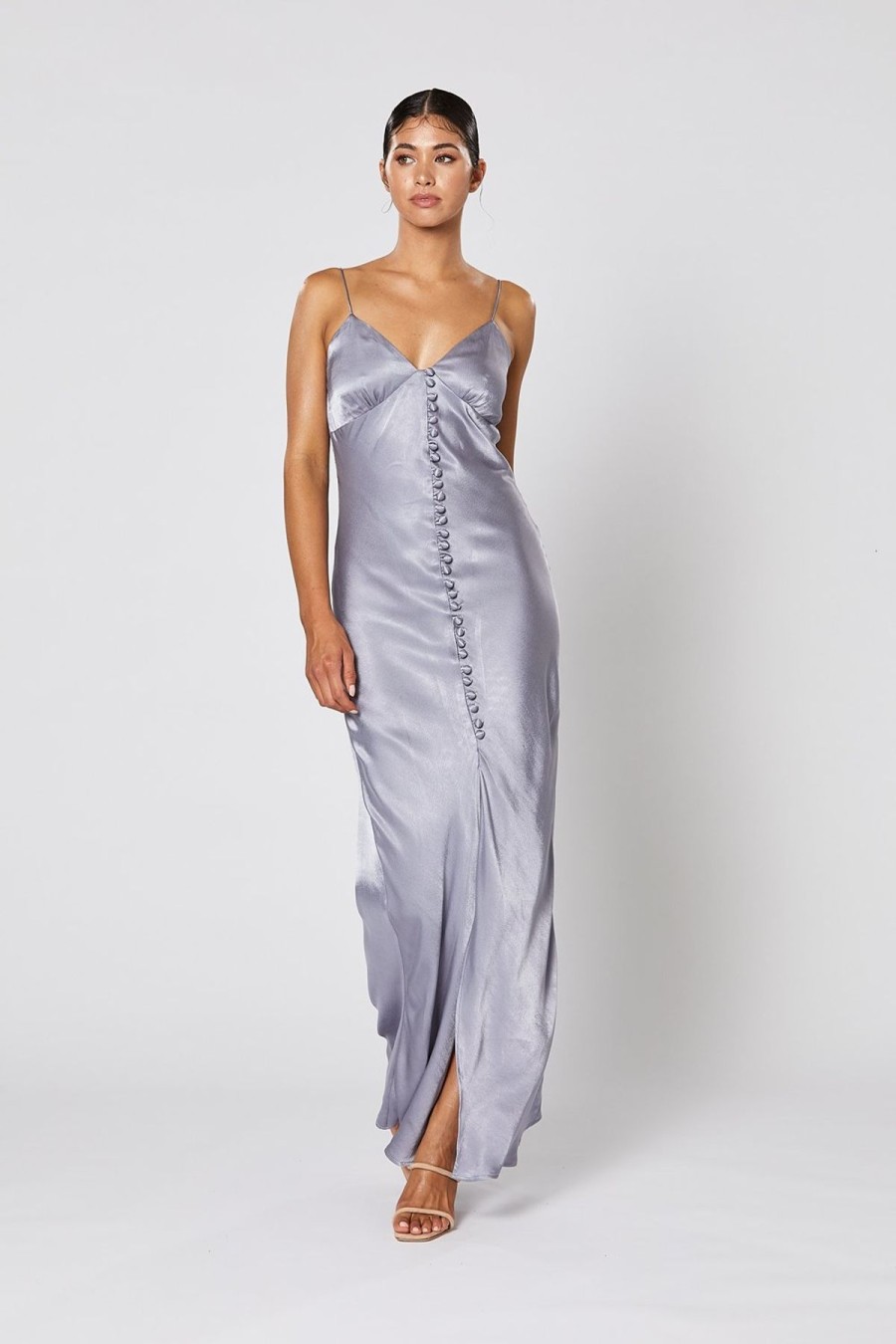 Women Winona Wedding Guest | Winona Zola Dress-Steel