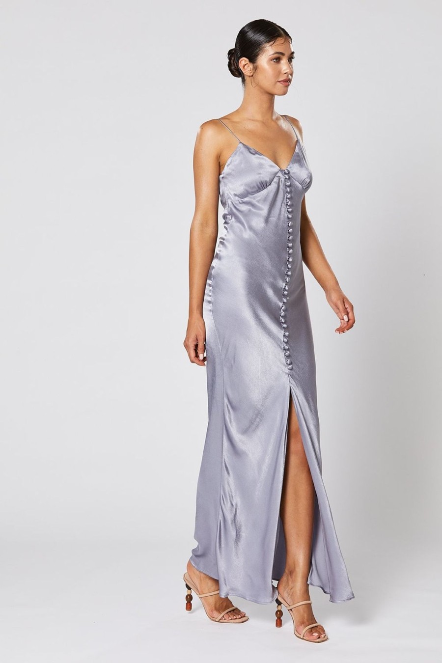 Women Winona Wedding Guest | Winona Zola Dress-Steel