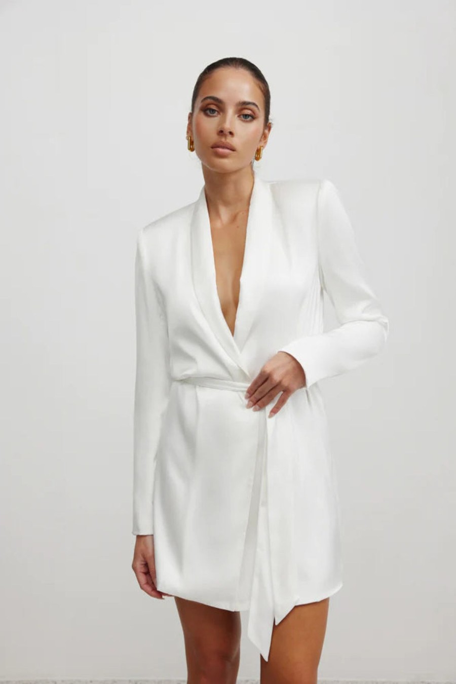 Women Lexi Jackets & Coats | Lexi Lucio Jacket Dress-White