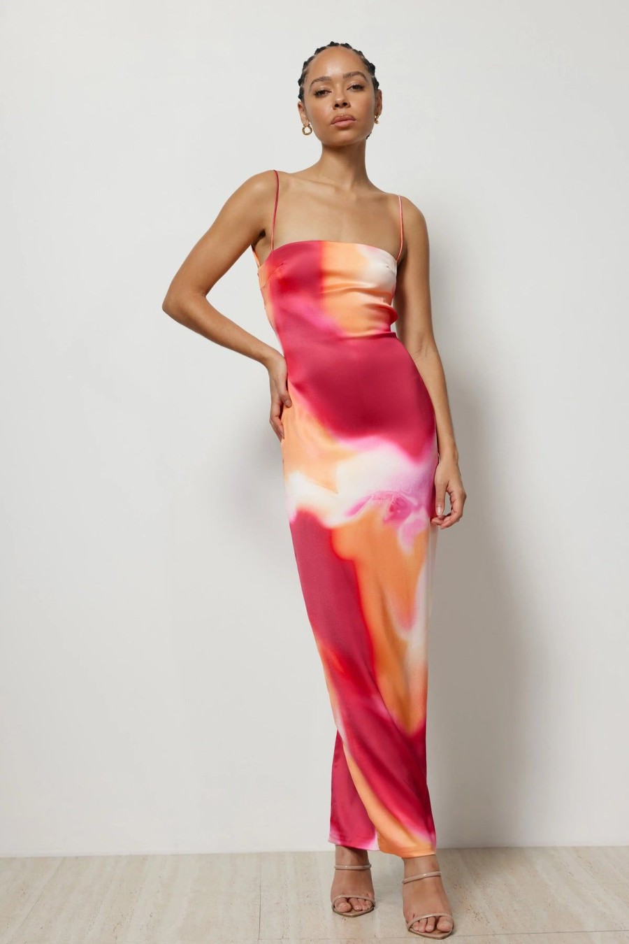 Women Lexi Formal | Lexi Aquarius Dress-Fuchsia Liquify Print