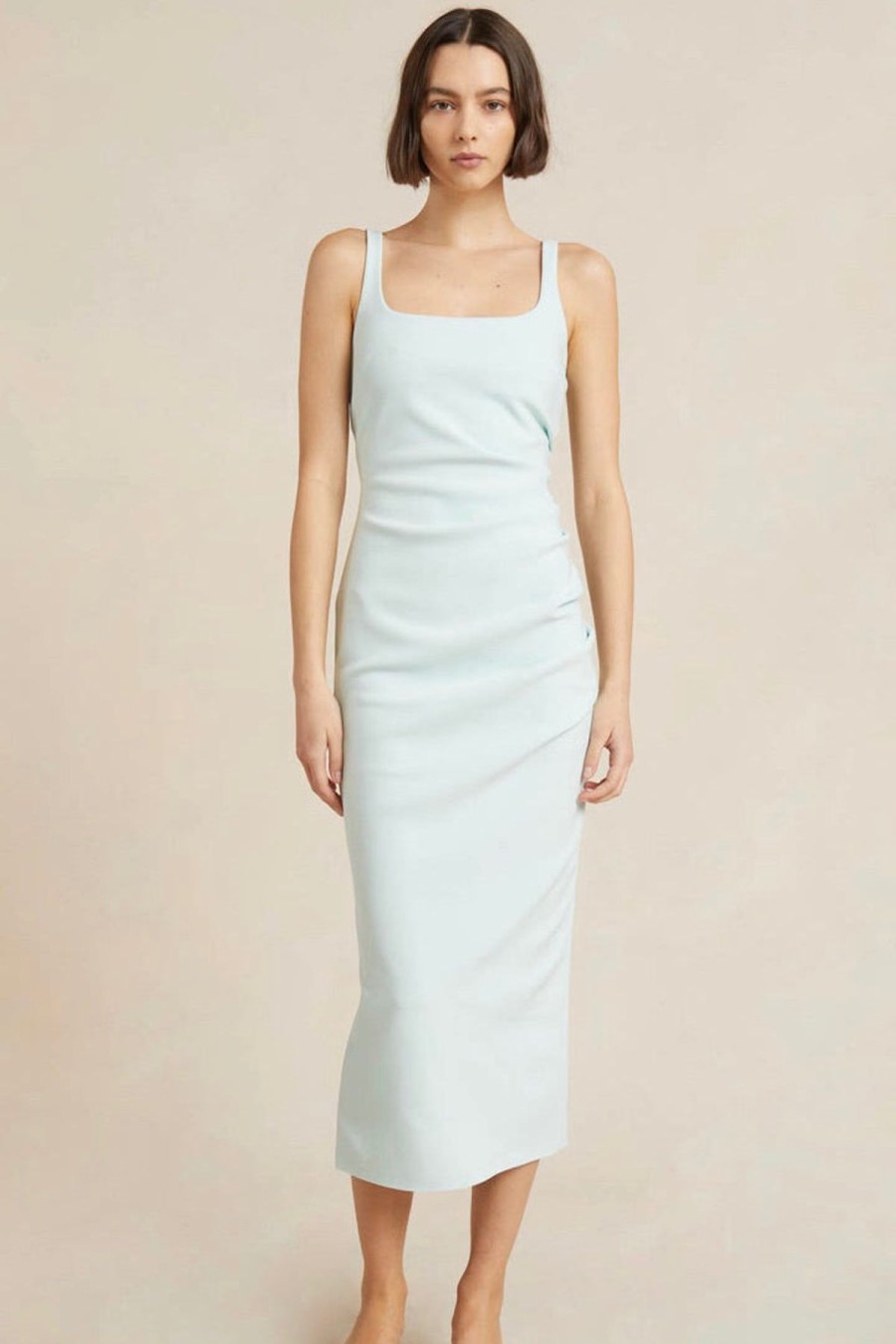 Women Bec & Bridge Wedding Guest | Bec & Bridge Karina Tuck Midi Dress-Mint