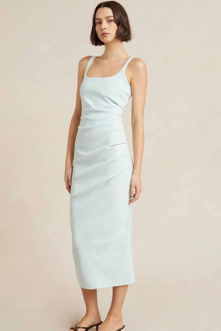 Women Bec & Bridge Wedding Guest | Bec & Bridge Karina Tuck Midi Dress-Mint