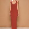 Women Sonya Wedding Guest | Sonya Sofia Knit Dress-Spice