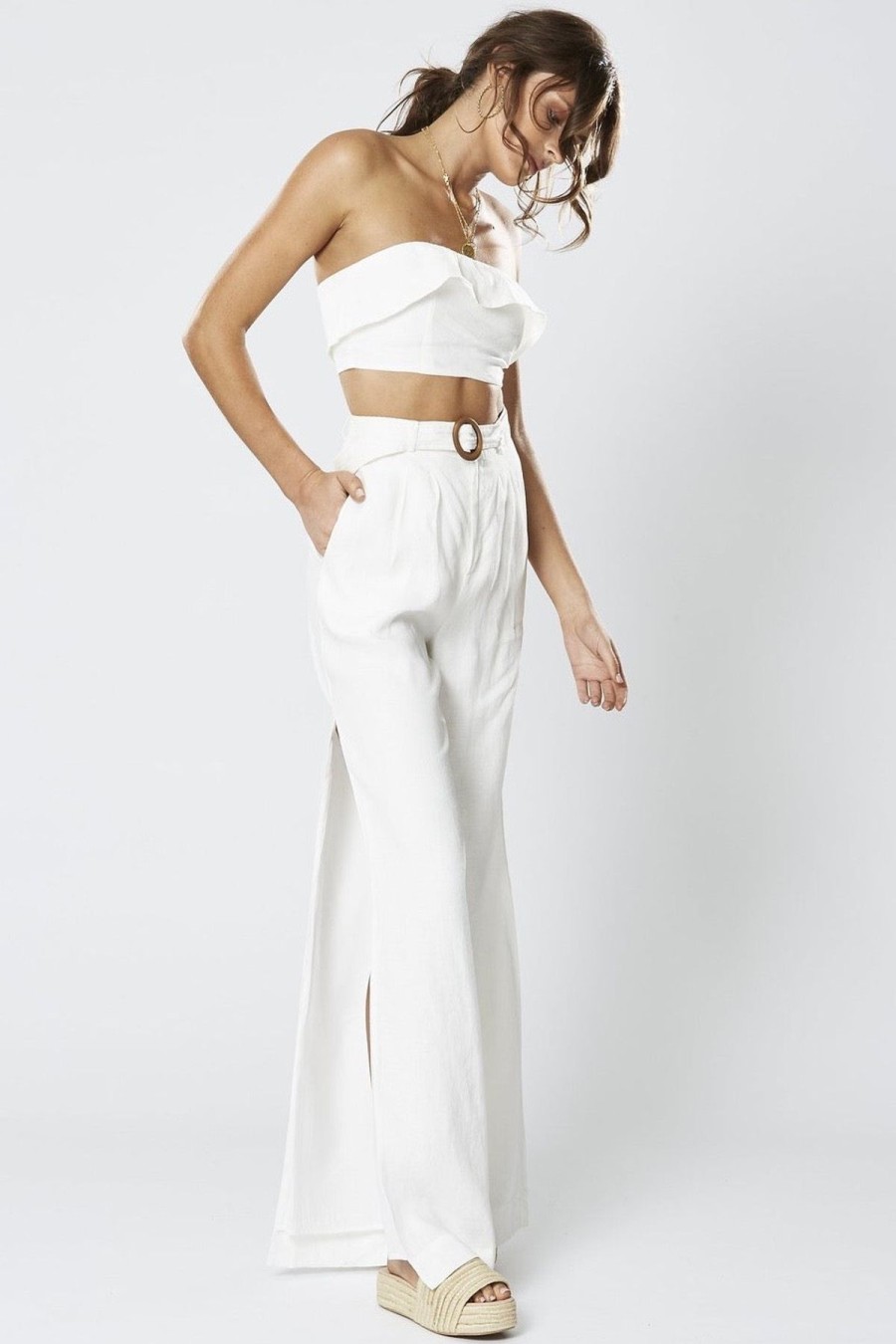 Women Winona Sets | Winona Lancaster Pant-White