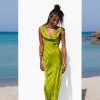 Women Rat & Boa Party | Rat & Boa Navarra Dress-Lime Green